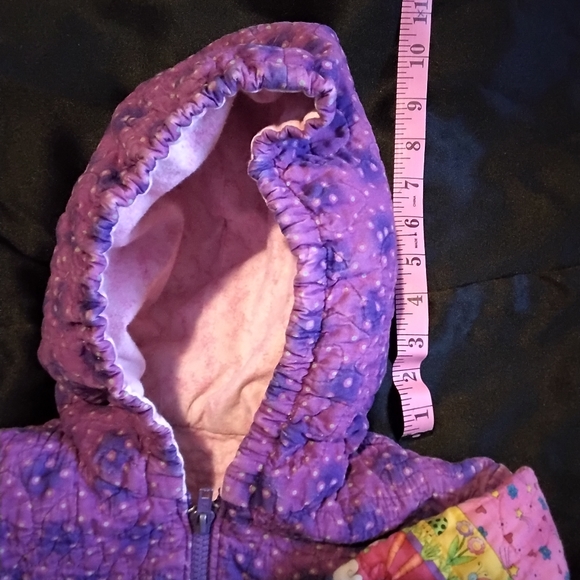 Multi colored Toddler girl winter coat. 4T - Picture 6 of 10